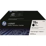 Original HP 78A Black Toner Cartridge Dual Pack (CE278D)