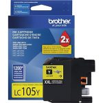 Original Brother LC105 Extra High Yield Yellow Ink Cartridge ( LC105YS )