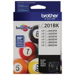 Original Brother LC201 Black Ink Cartridge ( LC201BKS )
