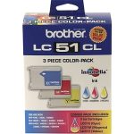 Original Brother LC51 Cyan.Magenta.Yellow Tri pack ( LC513PKS )