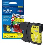 Original Brother LC65 High Yield Yellow Ink Cartridge ( LC65HYYS )