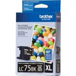 Original Brother LC75 High Yield Black Ink Cartridge ( LC75BKS )