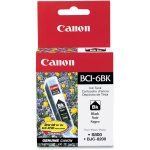 Original Canon BCI-6BK Black  Ink Cartridge (4705A003)