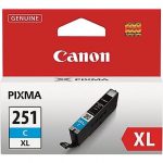 Original Canon CLI-251XL High Yield Cyan Ink Cartridge (6449B001)