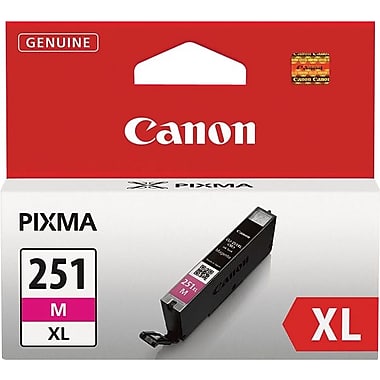 Original Canon CLI-251XL High Yield Magenta Ink Cartridge (6450B001)