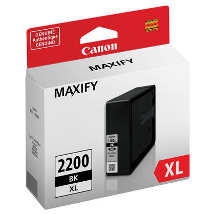 Original Canon PGI-2200 XL High Yield Black Ink Cartridge (9255B001)