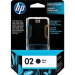 Original HP 02 Black Ink Cartridge ( C8721WN#140 )