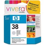 Original HP 38 Light Gray Pigment Ink Cartridge ( C9414A )