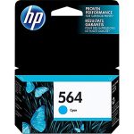 Original HP 564 Cyan Ink Cartridge  ( CB318WN#140 )