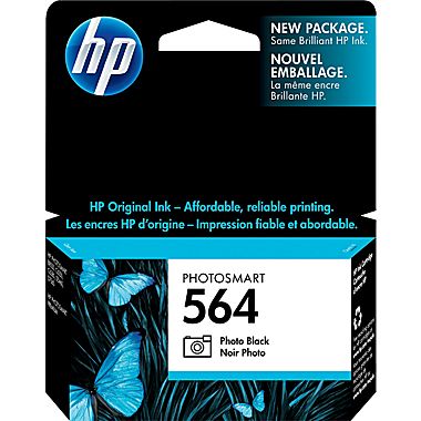 Original HP 564 Photo Black Ink Cartridge  ( CB317WN#140 )