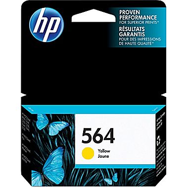 Original HP 564 Yellow Ink Cartridge  ( CB320WN#140 )