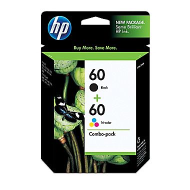Original HP 60&60 Black & Color Combo Pack ( N9H63FN#140 )