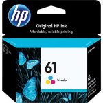 Original HP 61 Tri-Color Ink Cartridge ( CH562WN#140 )