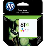 Original HP 61XL High Yield Tri-Color Ink Cartridge ( CH564WN#140 )