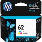Original HP 62 Tri-Color Ink Cartridge  ( C2P06AN#140 )
