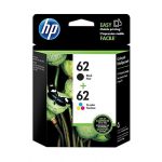 Original HP 62&62 Black & Color Combo Pack ( N9H64FN#140 )
