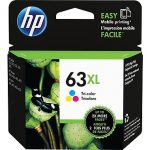 Original HP 63XL High Yield Tri-Color Ink Cartridge  ( F6U63AN#140 )
