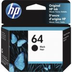 Original HP 64 Black Ink Cartridge ( N9J90AN#140 )