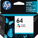 Original HP 64 Tri-Color Ink Cartridge ( N9J89AN#140 )