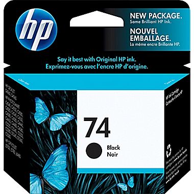 Original HP 74 Black Ink Cartridge ( CB335WN#140 )