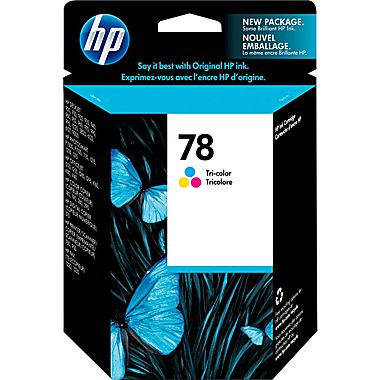 Original HP 78 Tri-Color Ink Cartridge  ( C6578DN#140 )