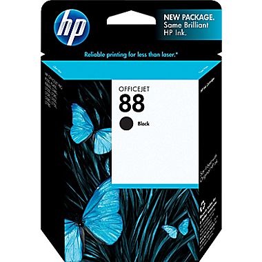 Original HP 88 Black Ink Cartridge ( C9385AN#140 )