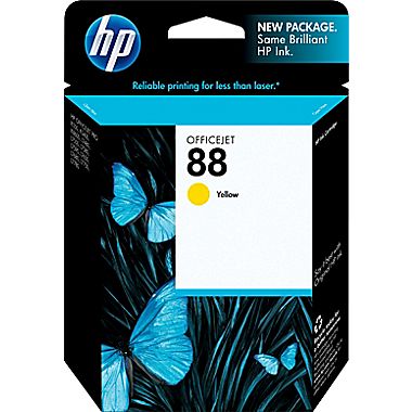 Original HP 88 Yellow Ink Cartridge ( C9388AN#140 )