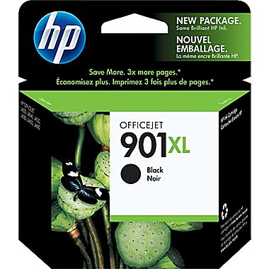 Original HP 901XL High Yield Black Ink Cartridge    ( CC654AN#140 )