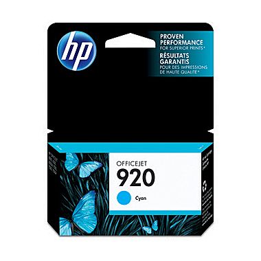 Original HP 920 Cyan Ink Cartridge ( CH634AN#140 )