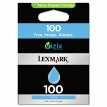 Original Lexmark 100 Cyan  Ink Cartridge ( 14N0900 )