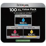 Original Lexmark 100XL High Yield C.M.Y  Ink Cartridge ( 14N1204 )