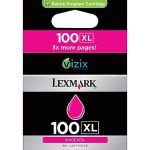 Original Lexmark 100XL High Yield Magenta Ink Cartridge ( 14N1070 )