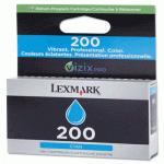 Original Lexmark 200 Cyan  Ink Cartridge ( 14L0086 )