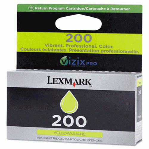 Original Lexmark 200 Yellow  Ink Cartridge ( 14L0088 )