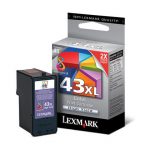 Original Lexmark 43XL High Yield Color Ink Cartridge ( 18Y0143 )